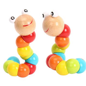 Montessori Wooden Rattles For Baby Crib Toys Baby Rattle