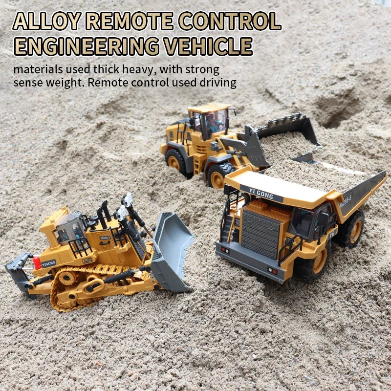 2.4G Remote Control Excavator Dump Truck