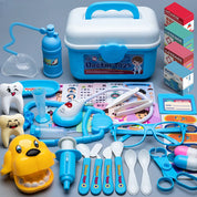 Doctor Nurse Role Play Set Medical Tools With Stethoscope & Injectors