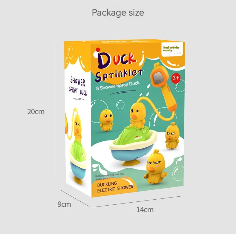 Cute Duck Electric Water Spray Bathroom Bathing Toys