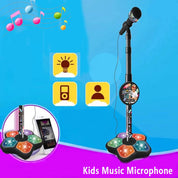 Kids Microphone with Stand Karaoke Song Machine Music Instrument