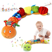 Baby Rattle Musical Caterpillar Worm Soft Infant Plush Toys